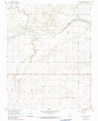 Pond Creek NW Oklahoma Historical topographic map, 1:24000 scale, 7.5 X 7.5 Minute, Year 1968