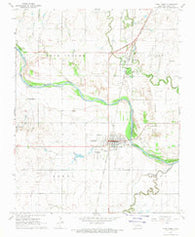 Pond Creek Oklahoma Historical topographic map, 1:24000 scale, 7.5 X 7.5 Minute, Year 1968