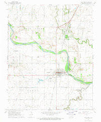 Pond Creek Oklahoma Historical topographic map, 1:24000 scale, 7.5 X 7.5 Minute, Year 1968