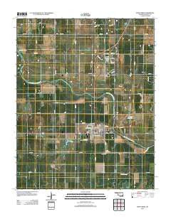 Pond Creek Oklahoma Historical topographic map, 1:24000 scale, 7.5 X 7.5 Minute, Year 2012