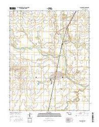 Pond Creek Oklahoma Current topographic map, 1:24000 scale, 7.5 X 7.5 Minute, Year 2016