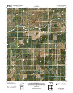 Pond Creek NW Oklahoma Historical topographic map, 1:24000 scale, 7.5 X 7.5 Minute, Year 2012