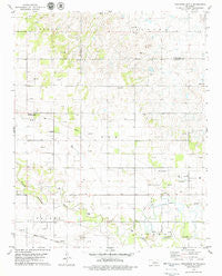 Porcupine Butte Oklahoma Historical topographic map, 1:24000 scale, 7.5 X 7.5 Minute, Year 1979