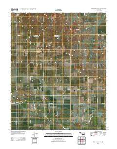 Porcupine Butte Oklahoma Historical topographic map, 1:24000 scale, 7.5 X 7.5 Minute, Year 2012