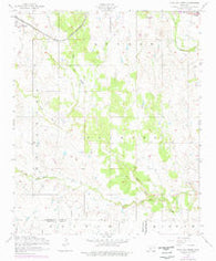 Post Oak Creek Oklahoma Historical topographic map, 1:24000 scale, 7.5 X 7.5 Minute, Year 1956