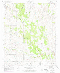 Post Oak Creek Oklahoma Historical topographic map, 1:24000 scale, 7.5 X 7.5 Minute, Year 1956