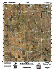 Post Oak Creek Oklahoma Historical topographic map, 1:24000 scale, 7.5 X 7.5 Minute, Year 2010