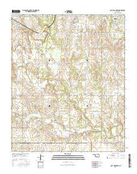Post Oak Creek Oklahoma Current topographic map, 1:24000 scale, 7.5 X 7.5 Minute, Year 2016