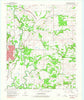 Poteau East Oklahoma Historical topographic map, 1:24000 scale, 7.5 X 7.5 Minute, Year 1968