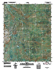 Poteau East Oklahoma Historical topographic map, 1:24000 scale, 7.5 X 7.5 Minute, Year 2010