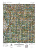 Poteau East Oklahoma Historical topographic map, 1:24000 scale, 7.5 X 7.5 Minute, Year 2012
