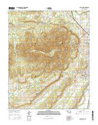 Poteau West Oklahoma Current topographic map, 1:24000 scale, 7.5 X 7.5 Minute, Year 2016