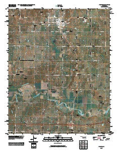 Prague Oklahoma Historical topographic map, 1:24000 scale, 7.5 X 7.5 Minute, Year 2010