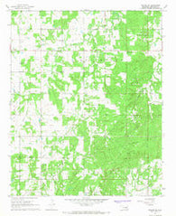 Prague SE Oklahoma Historical topographic map, 1:24000 scale, 7.5 X 7.5 Minute, Year 1967