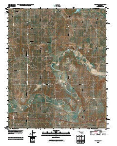 Prague NE Oklahoma Historical topographic map, 1:24000 scale, 7.5 X 7.5 Minute, Year 2010