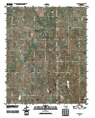 Prague SW Oklahoma Historical topographic map, 1:24000 scale, 7.5 X 7.5 Minute, Year 2010