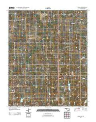 Prague SW Oklahoma Historical topographic map, 1:24000 scale, 7.5 X 7.5 Minute, Year 2012
