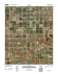 Prairie Hill Oklahoma Historical topographic map, 1:24000 scale, 7.5 X 7.5 Minute, Year 2012