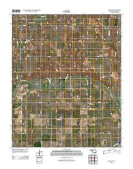 Prentiss Oklahoma Historical topographic map, 1:24000 scale, 7.5 X 7.5 Minute, Year 2012
