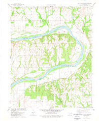 Prettyhair Creek Oklahoma Historical topographic map, 1:24000 scale, 7.5 X 7.5 Minute, Year 1978