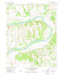 Prettyhair Creek Oklahoma Historical topographic map, 1:24000 scale, 7.5 X 7.5 Minute, Year 1978