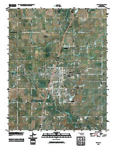 Pryor Oklahoma Historical topographic map, 1:24000 scale, 7.5 X 7.5 Minute, Year 2010