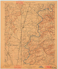 Pryor Oklahoma Historical topographic map, 1:125000 scale, 30 X 30 Minute, Year 1901