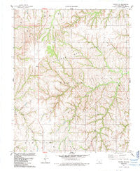 Putnam NW Oklahoma Historical topographic map, 1:24000 scale, 7.5 X 7.5 Minute, Year 1985
