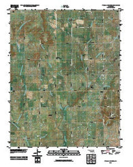 Pyramid Corners Oklahoma Historical topographic map, 1:24000 scale, 7.5 X 7.5 Minute, Year 2010