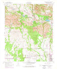 Quanah Mountain Oklahoma Historical topographic map, 1:24000 scale, 7.5 X 7.5 Minute, Year 1956