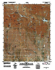 Quanah Mountain Oklahoma Historical topographic map, 1:24000 scale, 7.5 X 7.5 Minute, Year 2010