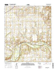 Quanah NE Oklahoma Current topographic map, 1:24000 scale, 7.5 X 7.5 Minute, Year 2016