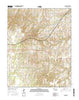 Quinlan Oklahoma Current topographic map, 1:24000 scale, 7.5 X 7.5 Minute, Year 2016