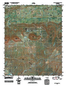 Quinton South Oklahoma Historical topographic map, 1:24000 scale, 7.5 X 7.5 Minute, Year 2010
