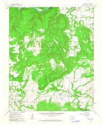 Raiford Oklahoma Historical topographic map, 1:24000 scale, 7.5 X 7.5 Minute, Year 1962