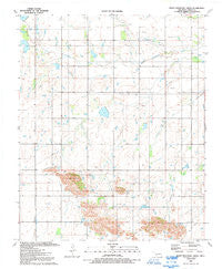 Rainy Mountain Creek Oklahoma Historical topographic map, 1:24000 scale, 7.5 X 7.5 Minute, Year 1991