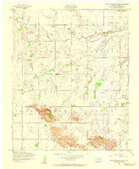 Rainy Mountain Creek Oklahoma Historical topographic map, 1:24000 scale, 7.5 X 7.5 Minute, Year 1956