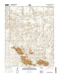 Rainy Mountain Creek Oklahoma Current topographic map, 1:24000 scale, 7.5 X 7.5 Minute, Year 2016