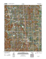 Ramona Oklahoma Historical topographic map, 1:24000 scale, 7.5 X 7.5 Minute, Year 2012
