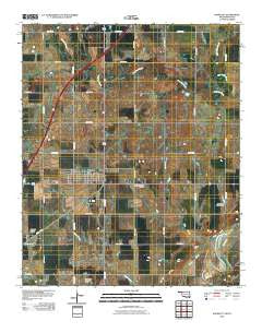 Randlett Oklahoma Historical topographic map, 1:24000 scale, 7.5 X 7.5 Minute, Year 2010