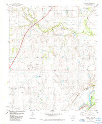 Randlett Oklahoma Historical topographic map, 1:24000 scale, 7.5 X 7.5 Minute, Year 1985