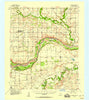 Randlett Oklahoma Historical topographic map, 1:62500 scale, 15 X 15 Minute, Year 1957