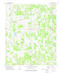 Ratliff City Oklahoma Historical topographic map, 1:24000 scale, 7.5 X 7.5 Minute, Year 1974