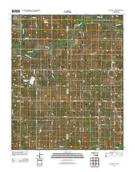 Ratliff City Oklahoma Historical topographic map, 1:24000 scale, 7.5 X 7.5 Minute, Year 2012