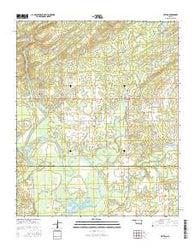 Rattan Oklahoma Current topographic map, 1:24000 scale, 7.5 X 7.5 Minute, Year 2016