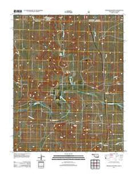 Razor Blade Mesa Oklahoma Historical topographic map, 1:24000 scale, 7.5 X 7.5 Minute, Year 2012