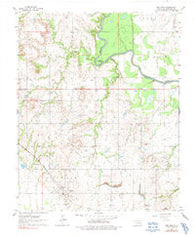 Red Bird Oklahoma Historical topographic map, 1:24000 scale, 7.5 X 7.5 Minute, Year 1963