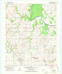 Red Bird Oklahoma Historical topographic map, 1:24000 scale, 7.5 X 7.5 Minute, Year 1963