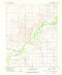 Red Horse Creek Oklahoma Historical topographic map, 1:24000 scale, 7.5 X 7.5 Minute, Year 1973