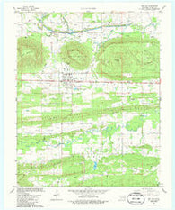Red Oak Oklahoma Historical topographic map, 1:24000 scale, 7.5 X 7.5 Minute, Year 1979